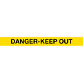 Queue Solutions WeatherMaster 300, Orange, 16' Yellow/Black DANGER KEEP OUT Belt WMR300O-YBD160